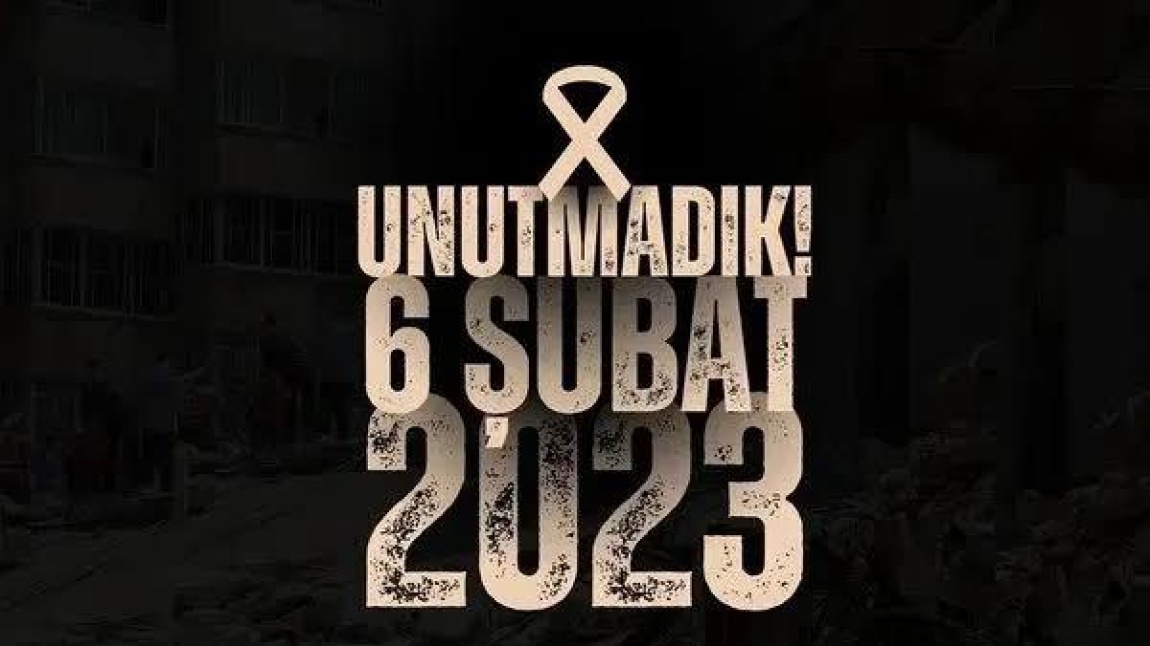 6 ŞUBAT DEPREMZEDELERİNİN  ANISINA OKULUMUZDA DEPREM TATBİKATI YAPILDI.